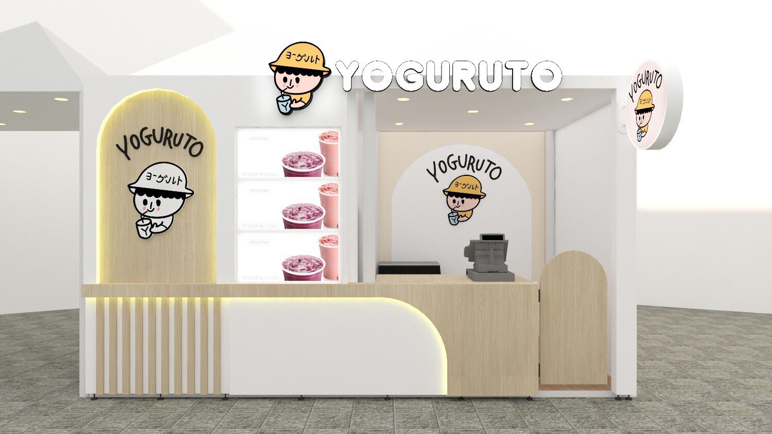 Franchise Type A — compact kiosk